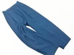 PAGEBOY ページボーイ タック テーパード パンツ sizeS/青緑 ■■ レディース