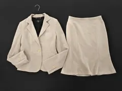 INED イネド セットアップ ジャケット スカート スーツ size7/ベージュ ◇■ レディース
