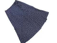 IENA イエナ ドット Aライン 台形 スカート size36/紺 ■■ レディース