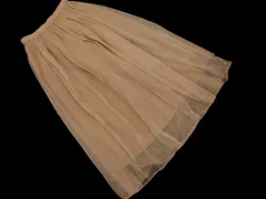 新品 Rope Picnic ロペピクニック シアー ロング スカート size38/ベージュ ◇■ レディース