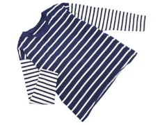 ZARA ザラ ボーダー カットソー sizeL/白ｘ紺 ■◇ メンズ