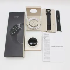 【美品】Google Pixel Watch4 41mm LTE GA06001-US Matte Blackアルミケース/Obsidianアクティブバンド グーグル ピクセル 本体
