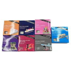 186001 新品未使用 Disney ディズニー ナノブロック 7点まとめ売り