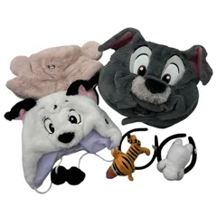 186001 現状品 ディズニー カチューシャ ファンキャップ 5点まとめ売り