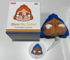 POP MART クライベイビー CHEERUPシリーズ ペンダント ぬいぐるみ キーホルダー 青