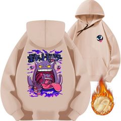 グラニフ パモ＆イッカネズミ ポンチロングジップパーカー Women L
