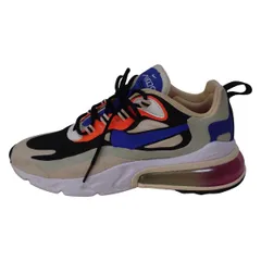 NIKE(ナイキ) スニーカー 23.5 レディース エア マックス 270 リアクト CI3899-200 黒×ブルー×マルチ インソール取外し可