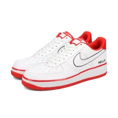 NIKE AIR FORCE 1 LOW '07 LX 【HELLO】 WHITE/UNIVERSITY RED/BLACK 海外限定 日本未発売モデル  30.0cm