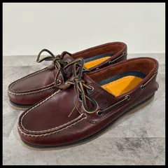 ティンバーランド　Timberland　デッキシューズ　2EYE BOAT SHOES　レザー　ルートビア　ボルドー　オイルドレザー　クラシック　25077　25.5cm