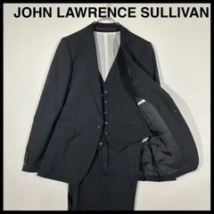 ジョンローレンスサリバン　JOHN LAWRENCE SULLIVAN　３ピース　３点セット　１B　ブラック　黒　スーツ　フォーマル　セットアップ