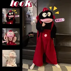 着ぐるみ 冬 パジャマ ルームウェア 連体服 ピエロ魚 きぐるみ おもしろい  ハンギョドン フランネル もこもこ 部屋着 寒さ対策 暖かい ハロウィン 仮装 コスプレ 大人用 コスチューム キャラクター 寝間着 ハロウィン クリスマス  レッド