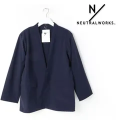 新品 N/ ニュートラルワークス NEUTRALWORKS ラビ ウィメンズノーカラージャケット（レディース） Ｌ # 581
