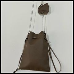 高級 エドロバートジャドソン DOOR CATCH ミニハンドバッグ グレー 鍵 