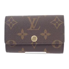 ルイヴィトン LOUIS VUITTON ミュルティクレ 6 M62630 キーケース モノグラムキャンバス ブラウン ゴールド金具 メンズ レディース 美品 ギフト【中古】【Aランク】