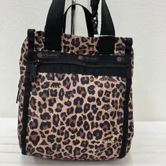 6671　LeSportsac レスポートサック　Franklin Climbing　フランクリンクライミング　別注　SM CONVERTIBLE BAG　レディース　レオパード　ヒョウ柄　アニマル柄　ブラック　ブラウン　ベージュ　ショルダーバッグ