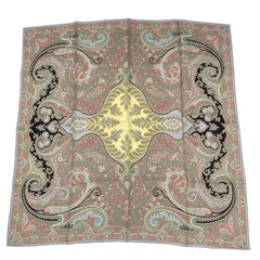 未使用品 ETRO エトロ スカーフ シルク 大判 ペイズリー柄 マルチカラー
