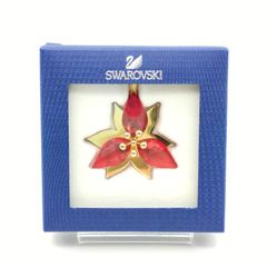 Swarovski スワロフスキー ポインセチアオーナメント シルバー - メルカリ