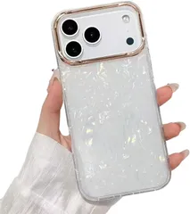 竹下工房 パウダーラメがかわいいスマホケース foriPhone LC-100 (マルチカラー,  iPhone17pro)