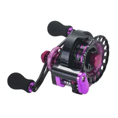レベルワインダー付き カセ釣り 筏リール ヘチ釣り タコ イカ 2.6:1 10BB 落とし込み 筏用片軸リール タイコリール 右巻き 左巻き 2色のサムネイル