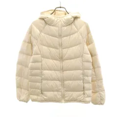 UNIQLO ユニクロ ウルトラライトダウンジャケット M アイボリー レディース 古着