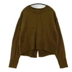 美品  CIAOPANIC TYPY チャオパニックティピー タグ付き バックスリットニット sizeONE/キャメル