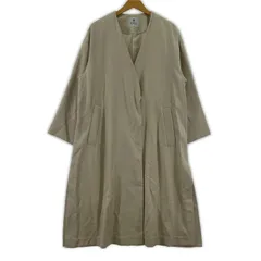 nano universe ナノユニバース ノーカラーコート size36/ベージュ