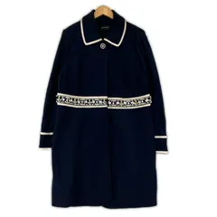 QUEENS COURT クイーンズコート ビジューコート size5/ネイビー