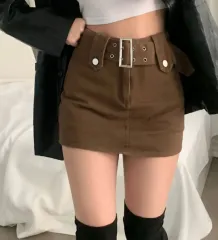 ベルトミニスカート