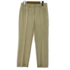 theory luxe セオリーリュクス 03-73064 50-00-038 ローライズ スラックスパンツ size38/アイボリー