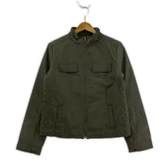 INDIVI インディヴィ ジップアップジャケット size40/カーキ系
