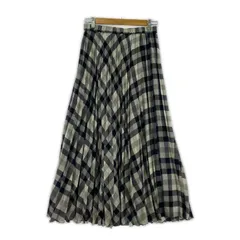 MOGA モガ B0224EFS053 チェックスカート size3/グレー系