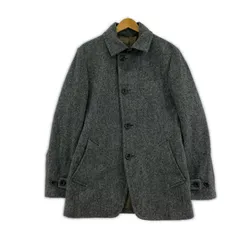 COMME CA MEN コムサメン ウール ショートコートジャケット sizeM/グレー