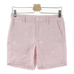 サイズ：1 JACK BUNNY ジャックバニー  ショートパンツ シアサッカー ストライプ 花柄 ピンク系 [240101547562] ゴルフウェア レディース ストスト