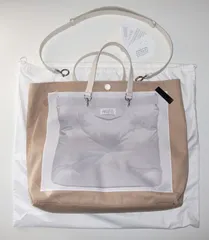 maison margiela マルジェラ glam slam トートバッグ ショルダーバッグ white 24SS