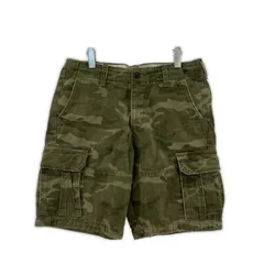 Abercrombie&Fitch アバクロンビーアンドフィッチ 迷彩柄ショートパンツ size32/カーキ