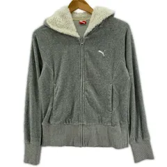 PUMA プーマ ジップアップパーカー sizeS/グレー
