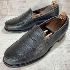 美品 アシックスウォーキング ローファー ラギッド GTX 27.5 シボ 黒