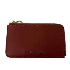 CHARLES＆KEITH チャールズ＆キースカードケース/レッド系