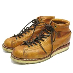 チペワ　モンキーブーツ　26センチ 希少】CHIPPEWA チペワ モンキーブーツ ブラウン ベージュ - メルカリ