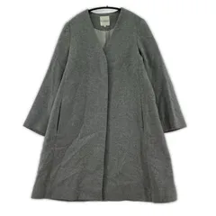 KUMIKYOKU 組曲 ノーカラーコート sizeS2/グレー