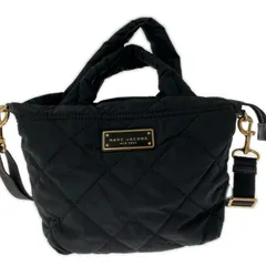 MARC JACOBS マークジェイコブス 2way キルティングハンドバッグ/ブラック