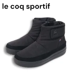 le coq sportif ルコック QL30JD81BK テルナ BB スマート LO ウィンター ショート ブーツ 防寒 Sz.25 レディース 黒