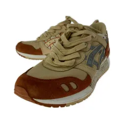 asics アシックススニーカー size24.5CM/ブラウン系