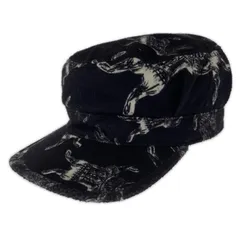 CA4LA カシラ ウサギ柄 ワークキャップ size表記なし/ブラック系