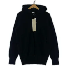 美品  C.T.plage シーティープラージュ タグ付き ウール100％ ジップアップパーカー size40/ブラック