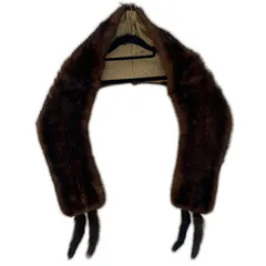ミンクマフラー/ブラウン