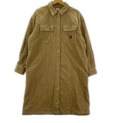 TOMMY JEANS トミー ジーンズ コーデュロイワンピース sizeM/ベージュ