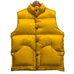 美品★シエラデザイン ビームスプラス別注 ダウンベスト イエロー 一個は持っておきたいダウンベストのお話【SIERRA DESIGNS × BEAMS