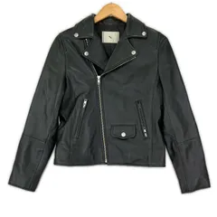 N.Natural Beauty Basic エヌ ナチュラルビューティーベーシック レザージャケット sizeM/ブラック
