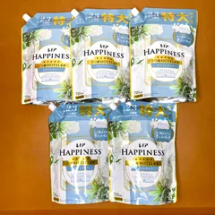 レノアハピネス 夢ふわタッチ 柔軟剤 ホワイトティー 720ml x 5個 詰め替え